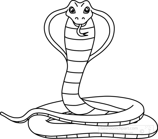 Snake  black and white snake black and white clipart