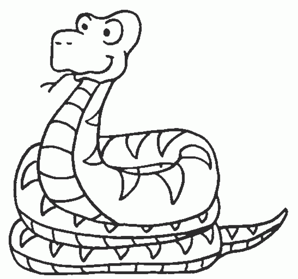 Snake  black and white snake line drawing clipart