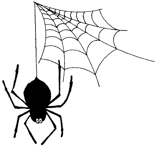 Spider  black and white halloween spider cliparts and others art inspiration