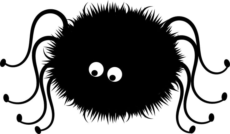 Spider  black and white spider clipart black and white free images 2 4