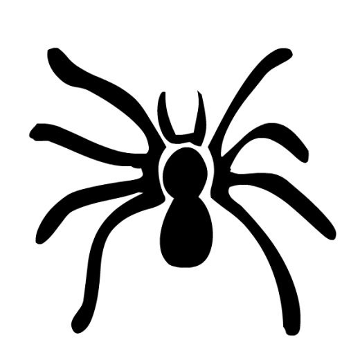 Spider  black and white spider clipart black and white free images 4
