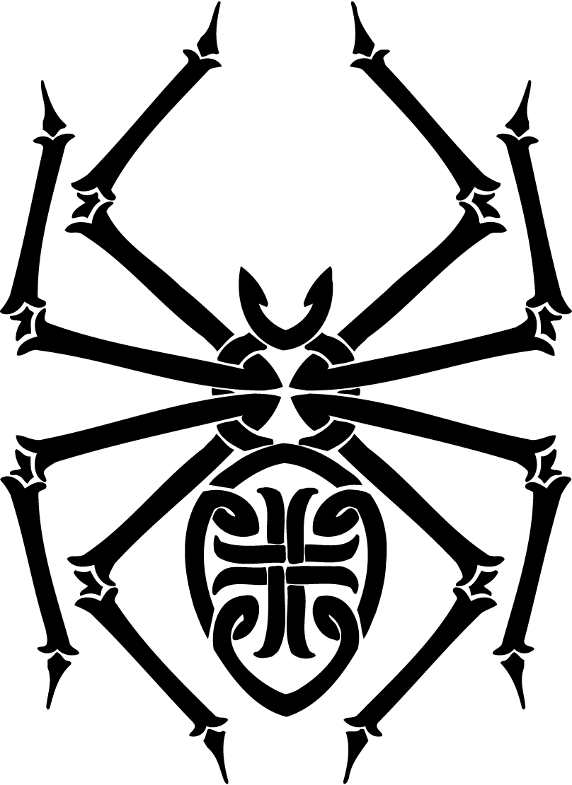 Spider  black and white spider clipart black and white free images 9