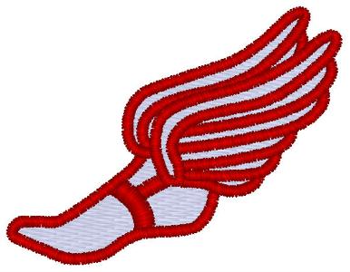 Track shoe track clip art shoe with wings free 7