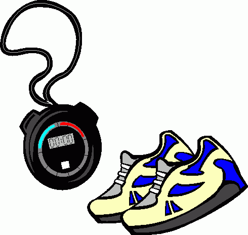 Track shoe track spikes clipart