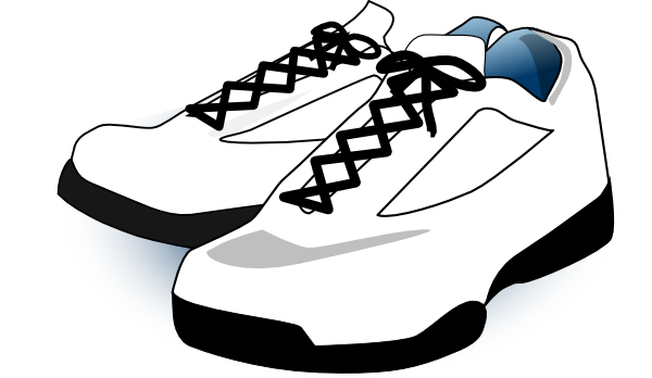 Track shoe with wings 1 clip art image