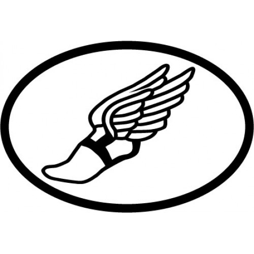 Track shoe with wings clipart 4