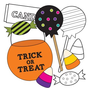 Trunk or treat cute trick or treat clipart