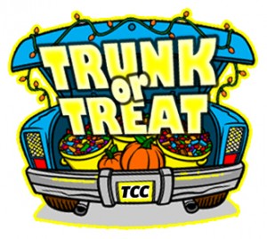 Trunk or treat event for little monsters to take place in east clip art