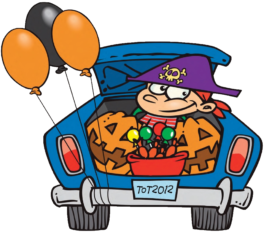 Trunk or treat forks of dix river baptist church clipart