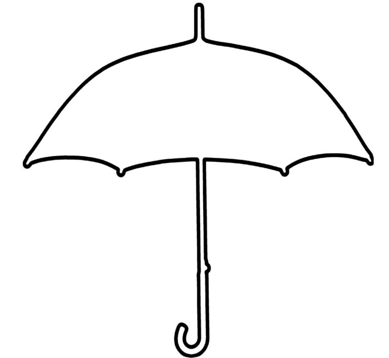 Umbrella Black And White Photos Of Umbrella Outline Clip Art Black 