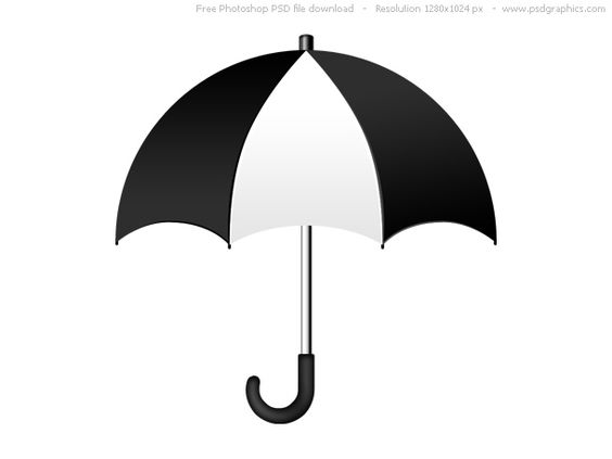 Umbrella  black and white white umbrella clip art and umbrellas on