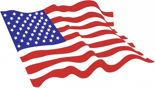 American flag clip art free vector download 2