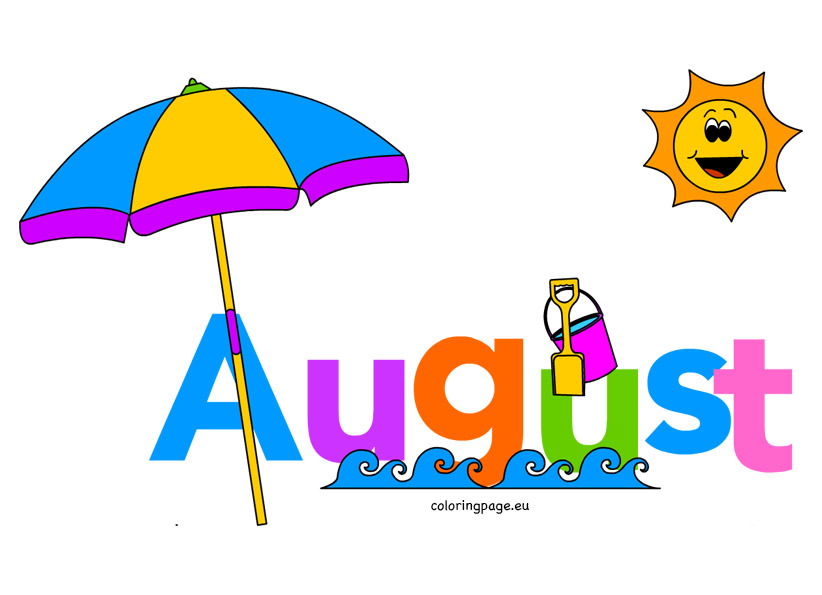 August clipart by month image 8