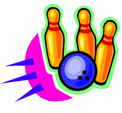 Bowling ball bowling pin and clip art cliparts image