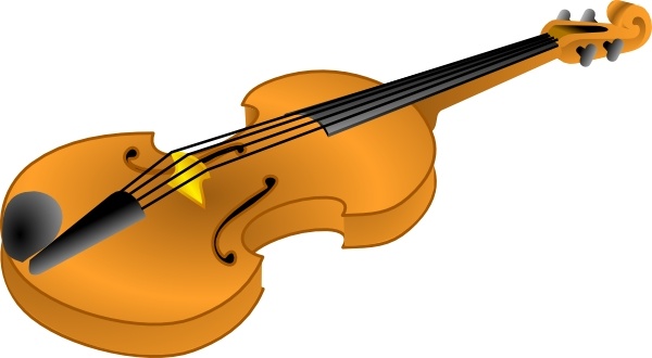 Brown violin clip art free vector in open office drawing svg