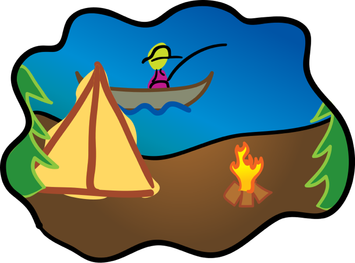 Camping clipart free travel graphics