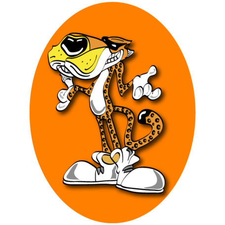 Cheetah clip art vector graphics 2