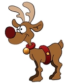 Christmas reindeers santa and reindeer clipart - WikiClipArt