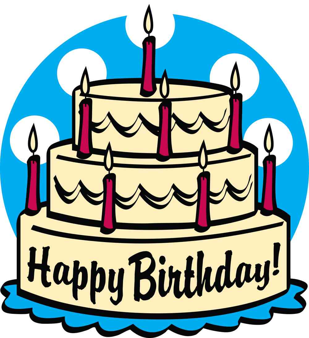 Clip art happy birthday cakes and birthday on