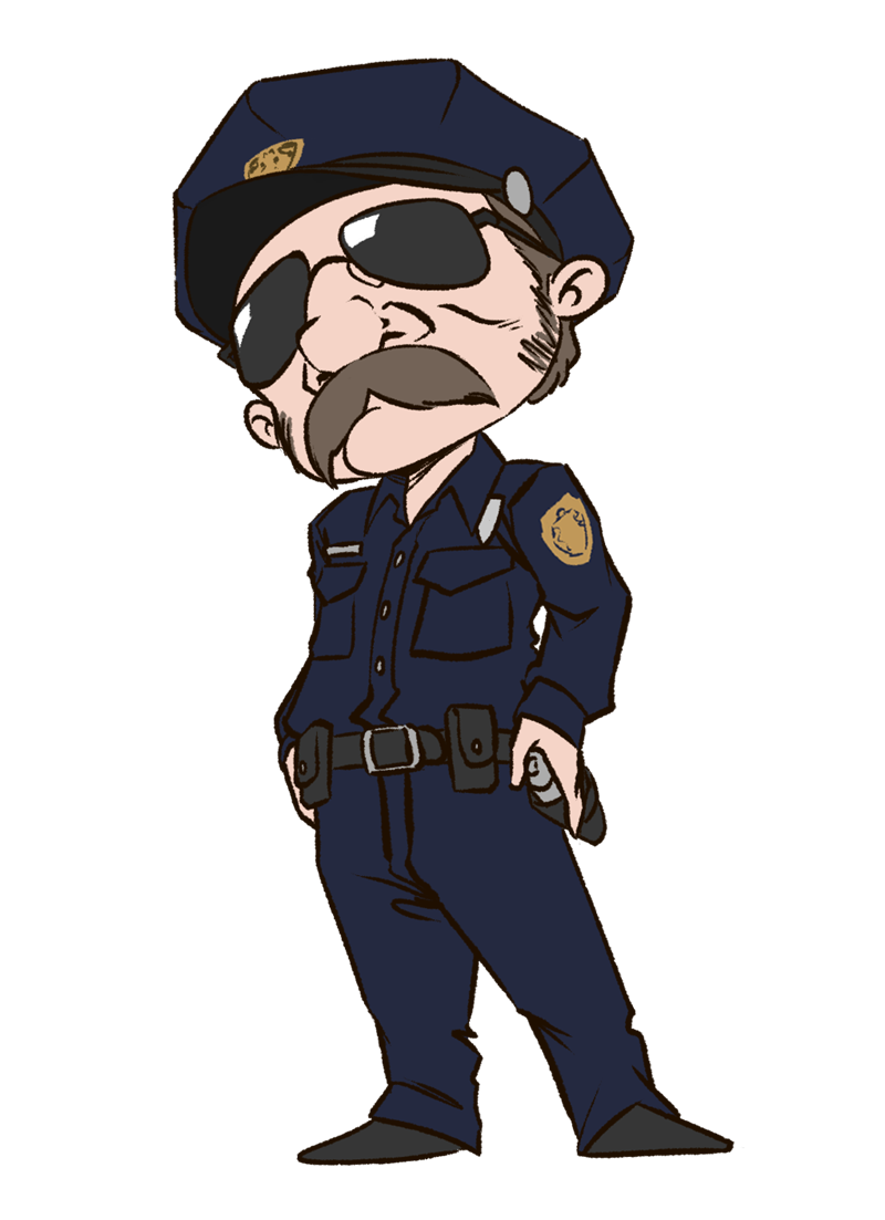 Clip art police officer uniform clipart