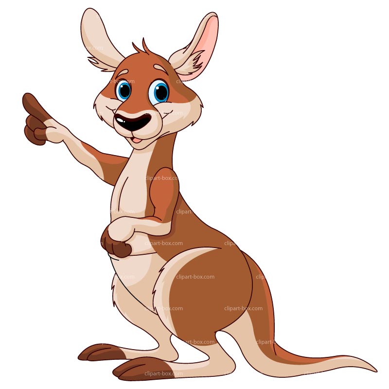 Clipart baby kangaroo clipartfest
