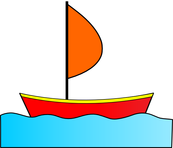 Clipart sailboat 2