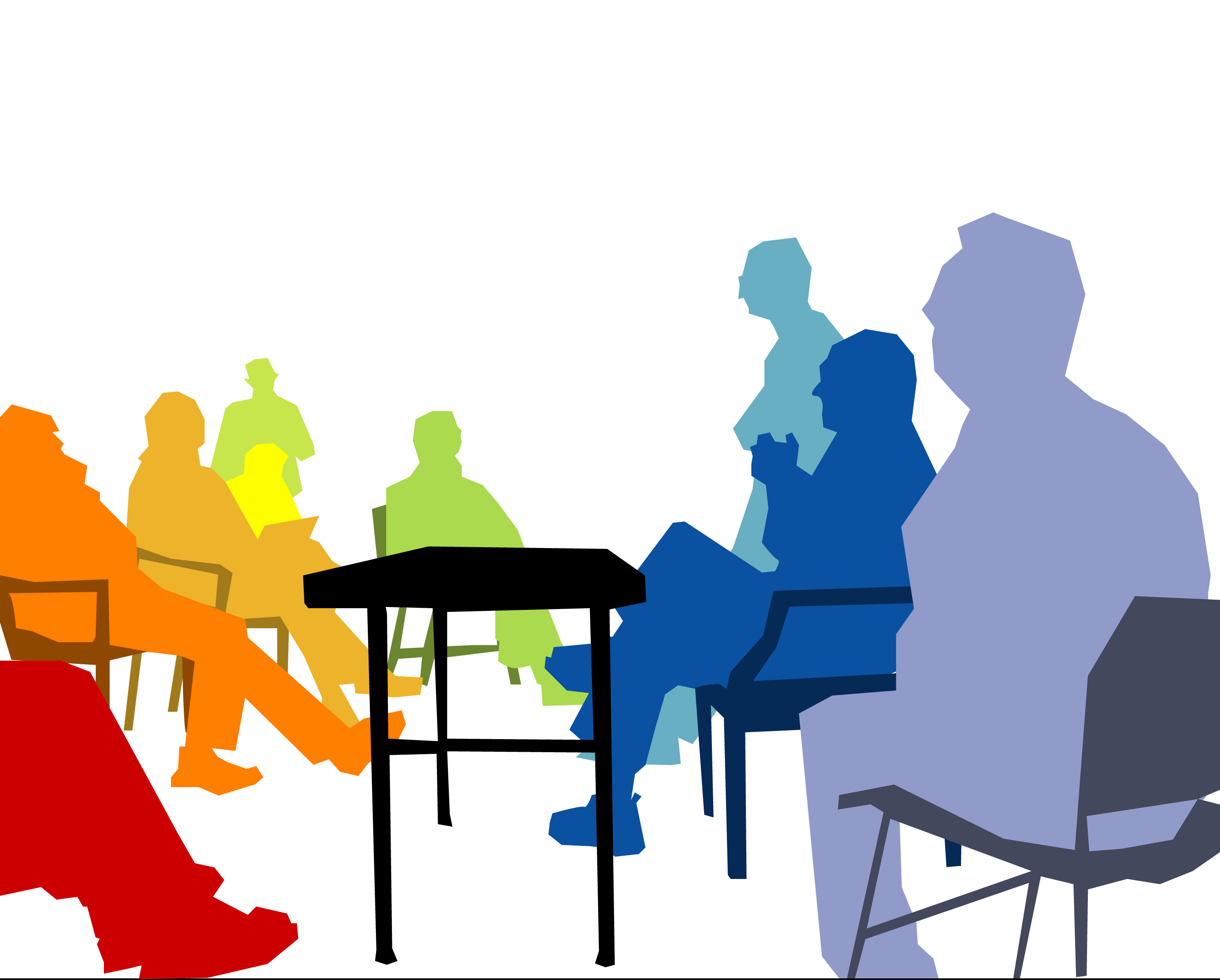 Community meeting clipart