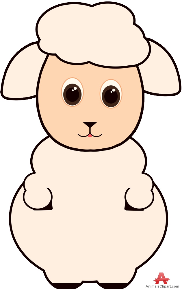 Cute sheep clipart free design download