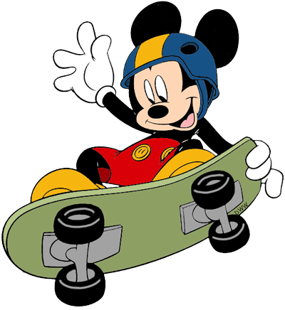Disney skateboard clip art images galore
