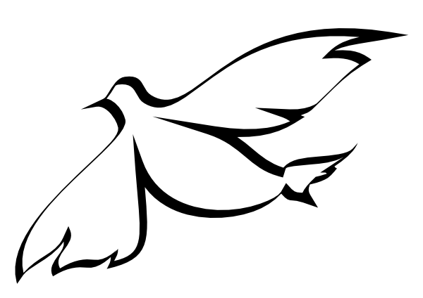 Dove and cross clipart free images 4