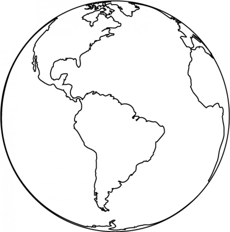 Earth globe clipart black and white free images