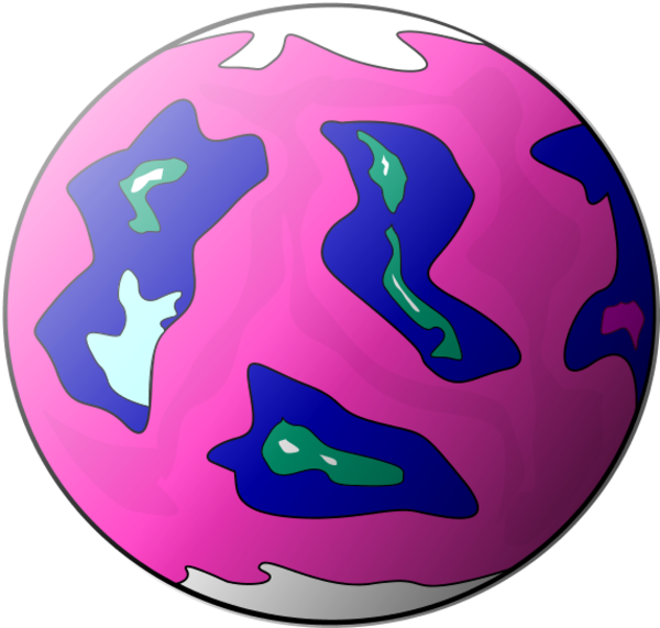 Earth planet vector clip art