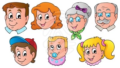 Family clip art silhouette free clipart images 3