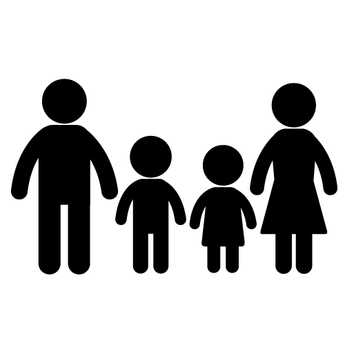 Family silhouette clip art free clipart images 2 - WikiClipArt