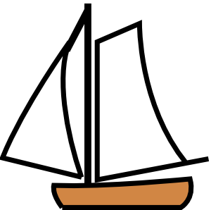 Free animated sailboat clipart idea