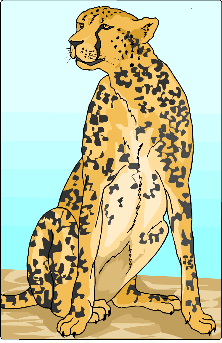 Free cheetah clipart clip art pictures graphics illustrations