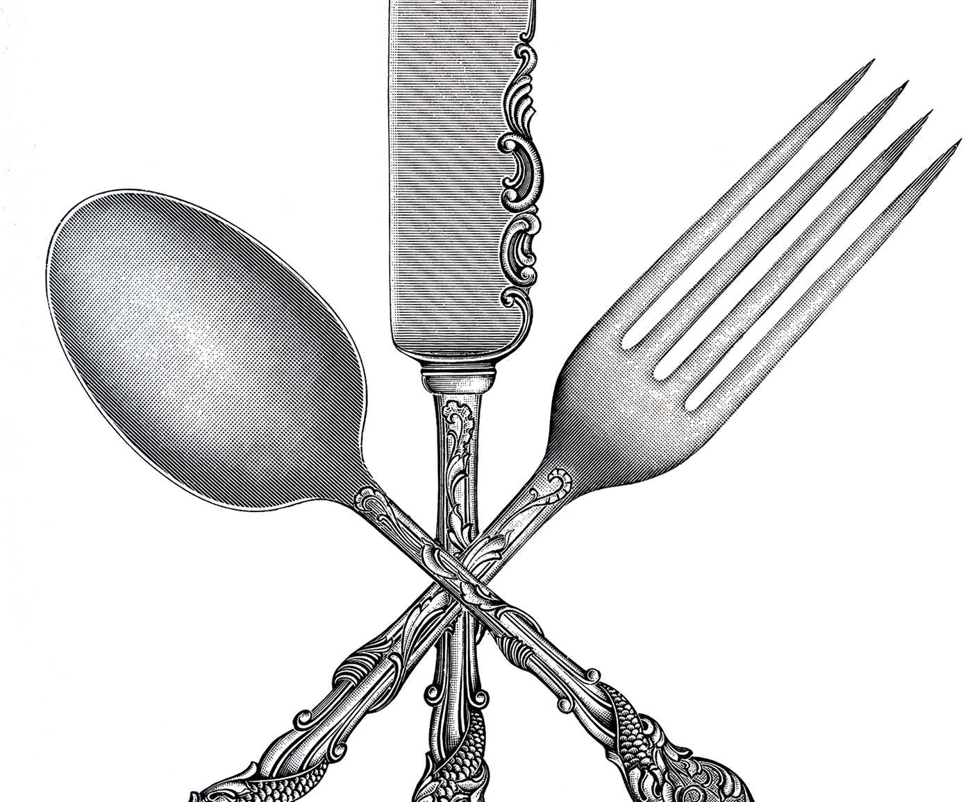 Free fork spoon knife clip art the graphics fairy