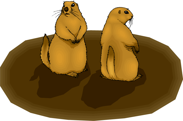 Free groundhog clipart