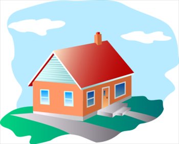 Free homes clipart graphics images and photos