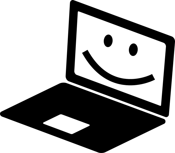 Free laptop clipart clip art image 2 of