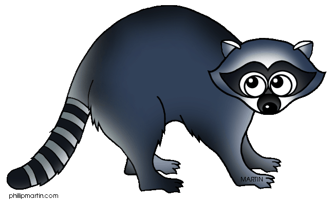 Free raccoon clipart clipartfest