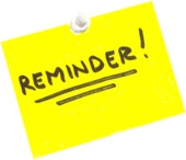 Funny reminder clipart - WikiClipArt