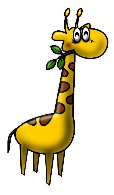 Giraffe free to use clip art 3