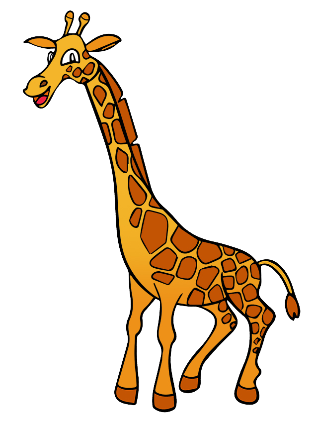 Giraffe free to use clipart
