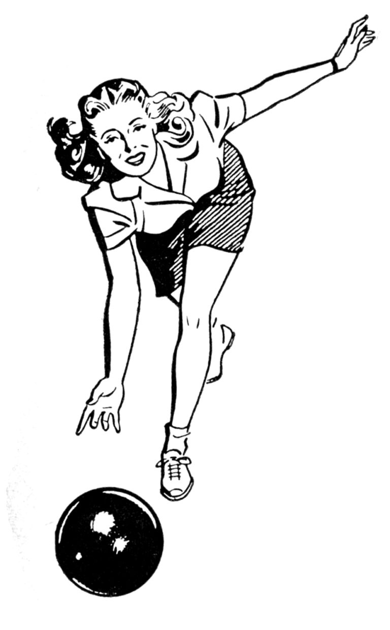 Girls Bowling Clipart Wikiclipart