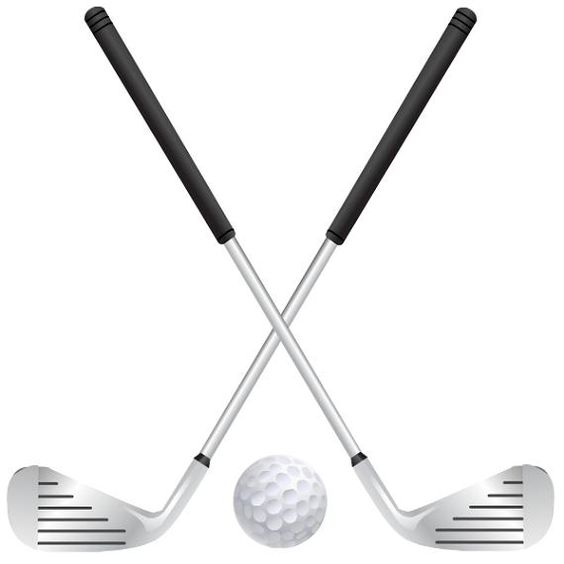 Golf and sports on clip art