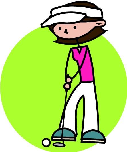 Golfers clip art and golf on