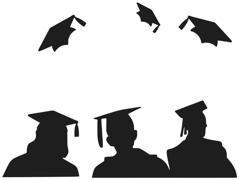Graduation clip art black and white free - WikiClipArt