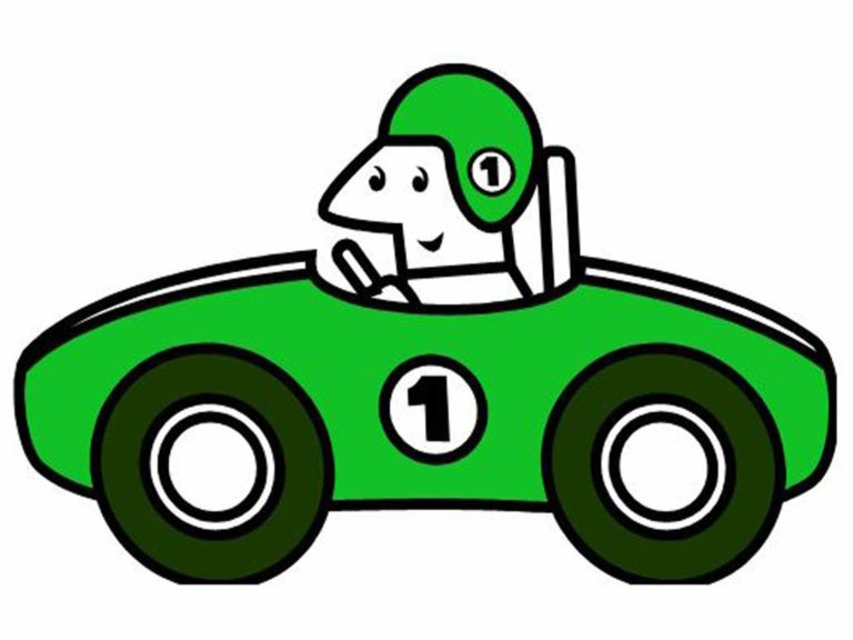 Green race car clipart clipartfest - WikiClipArt