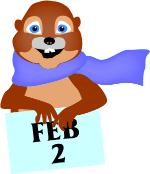 Groundhog day clip art and animations 3